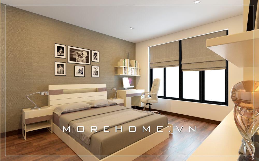 Giường gỗ công nghiệp đẹp